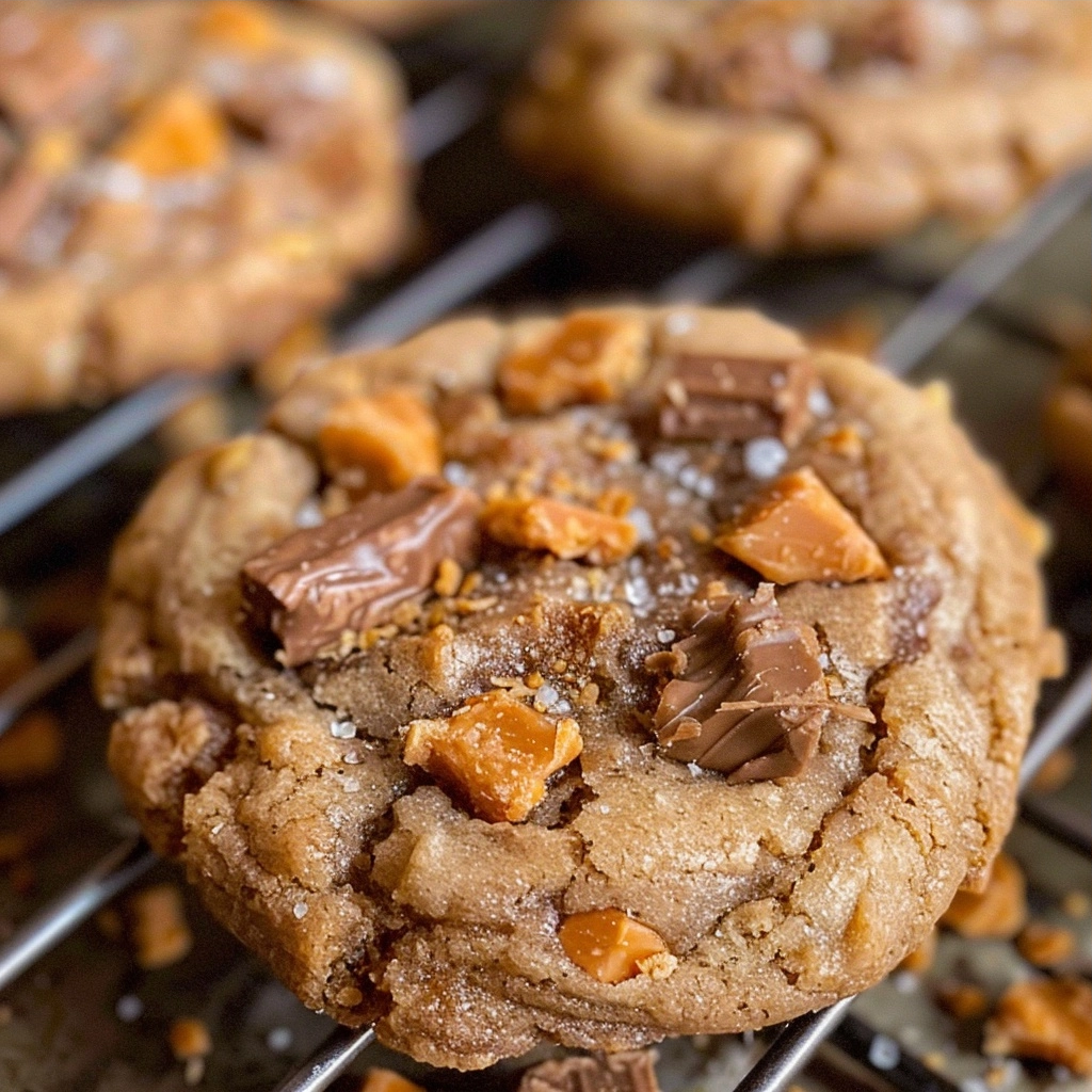 Peanut Butter Butterfinger Cookies Recipe