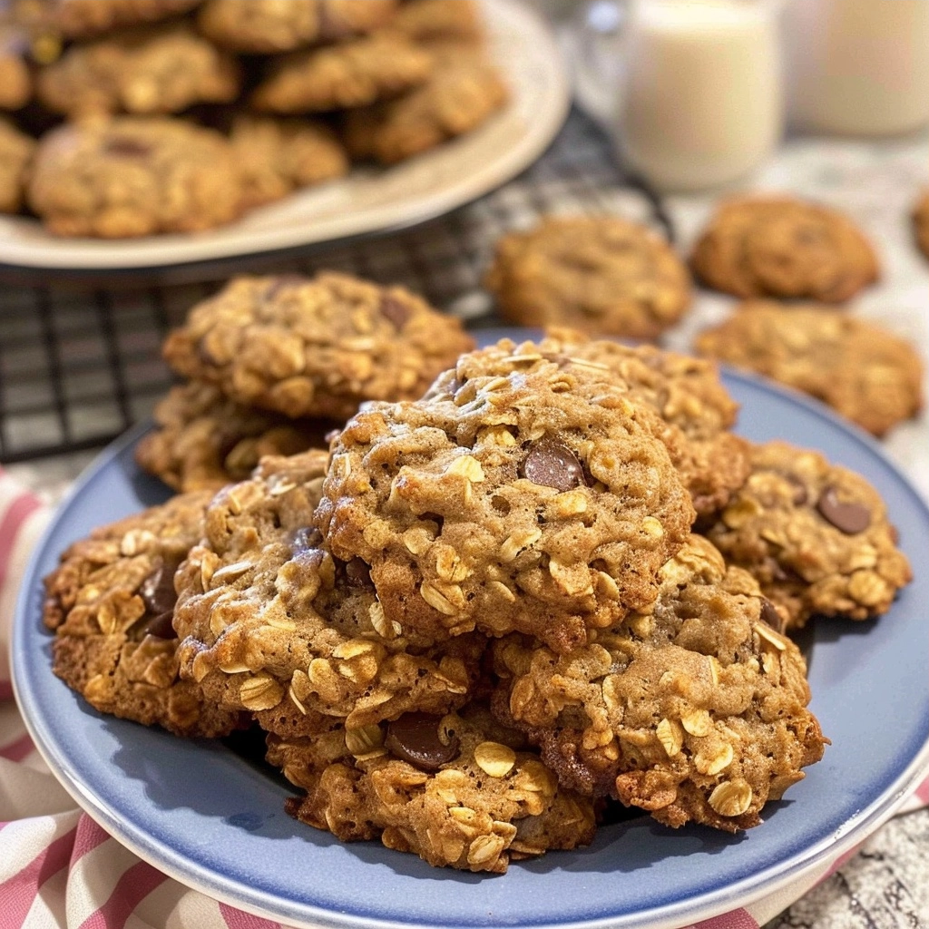 Soft Banana Oatmeal Cookies Recipe