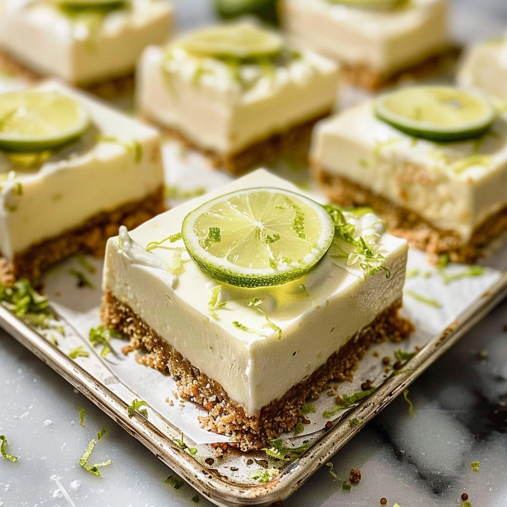 No-Bake Key Lime Pie Bars for Easy Summer Desserts