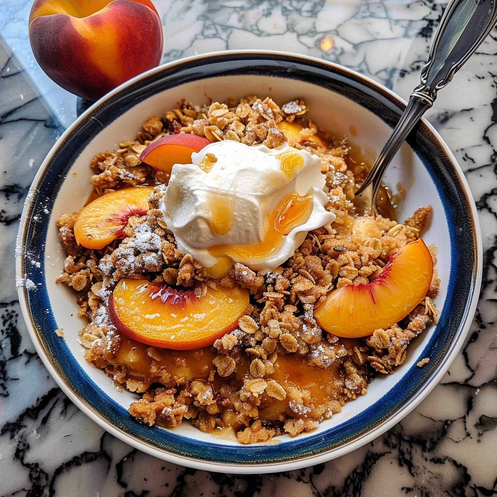 Peach Crisp: A Simple Homemade Fruit Dessert