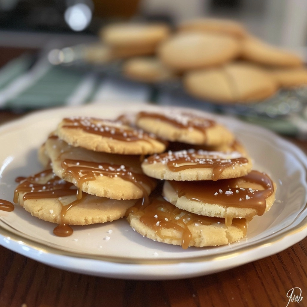 Salted Caramel Shortbread Cookies: A Buttery Delight