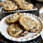 Pistachio Dark Chocolate Sea Salt Cookies