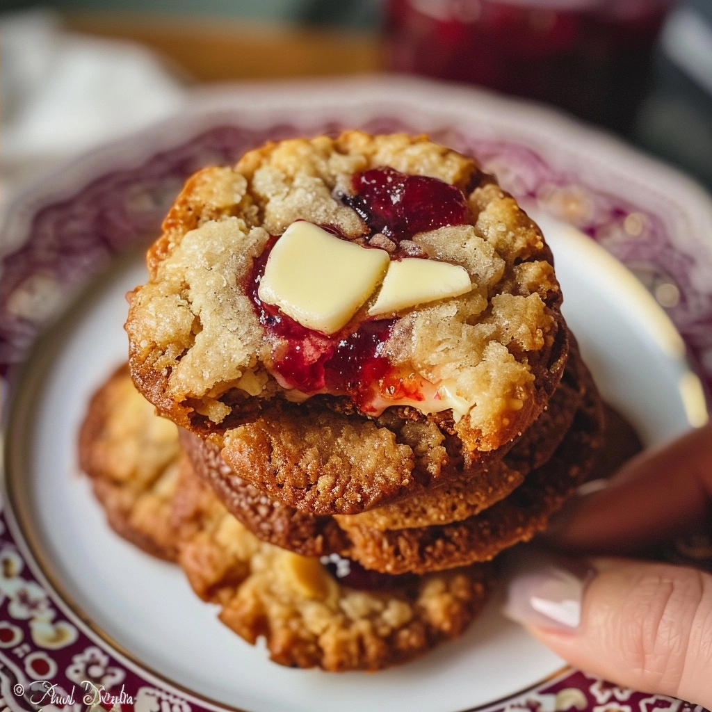 Jam & Buttered Toast Cookies Recipe