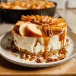 No-Bake Caramel Apple Cheesecake for Dessert