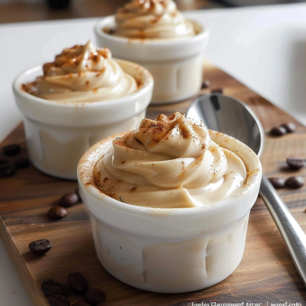 Maple Latte Mousse Cups for Elegant Dessert Lovers