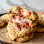 Strawberry Cheesecake Stuffed Cookies Recipe