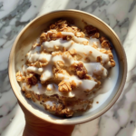 Protein Cinnamon Roll Oats for a Healthy Breakfast