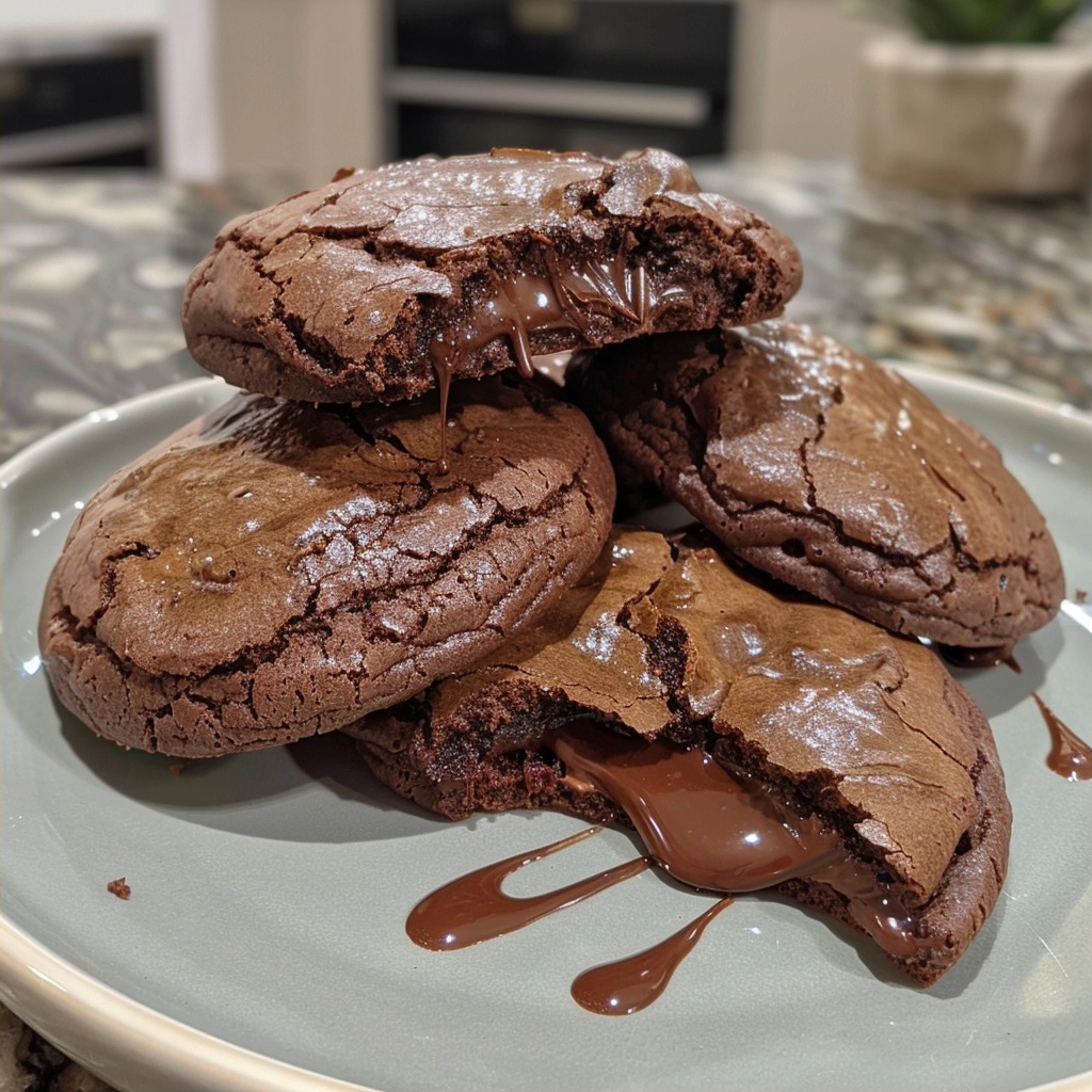 Nutella Stuffed Chocolate Cookies Recipe for Decadent Treats