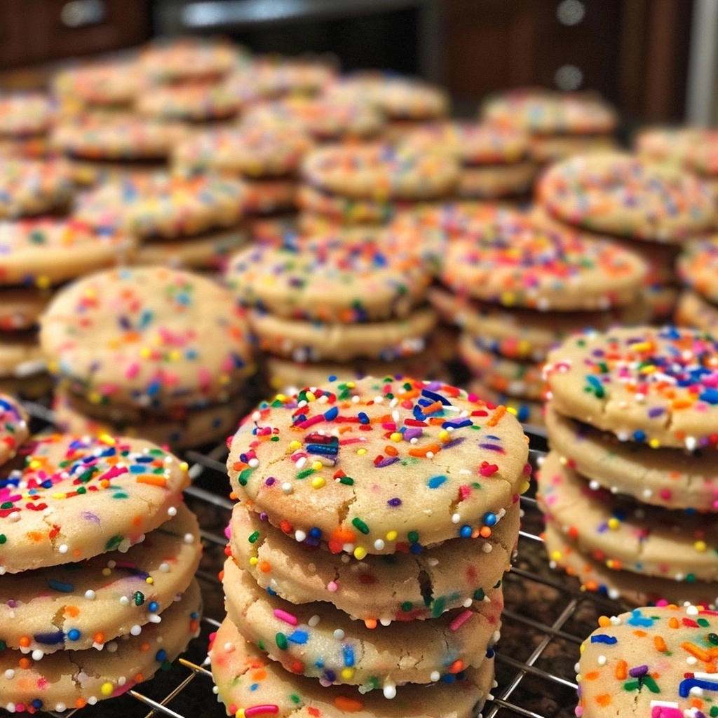 Funfetti Shortbread Sandwich Cookies: A Buttery Delight