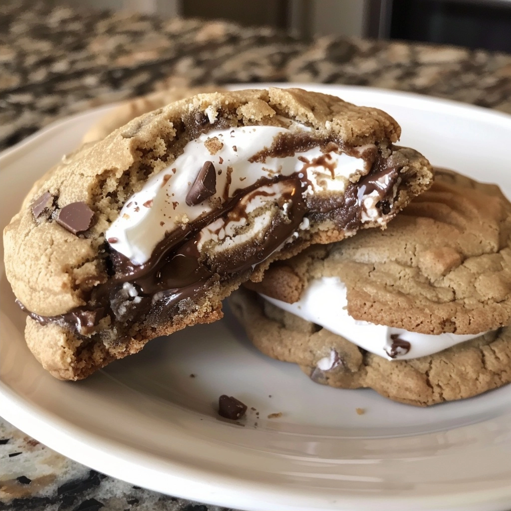S’mores Stuffed Cookies: The Ultimate Gooey Campfire Treat